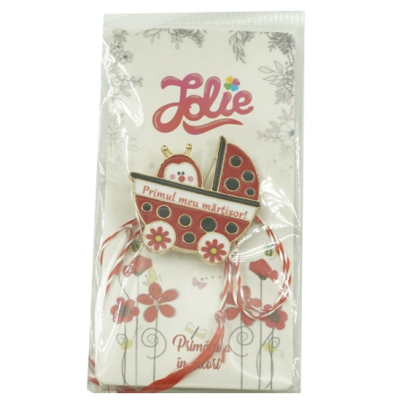 Martisor Brosa Copii - Insigna Copii Jolie model Primul Meu Martisor