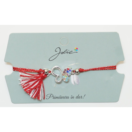 Martisor Bratara cu Ciucure - Martisor Bratara Ciucure cu Pandantiv, Model 15