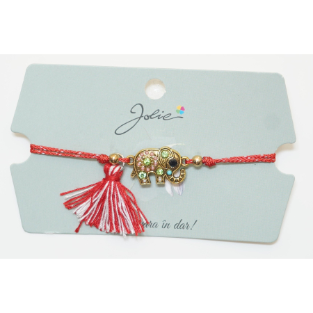 Martisor Bratara cu Ciucure - Martisor Bratara Ciucure cu Pandantiv, Model 16