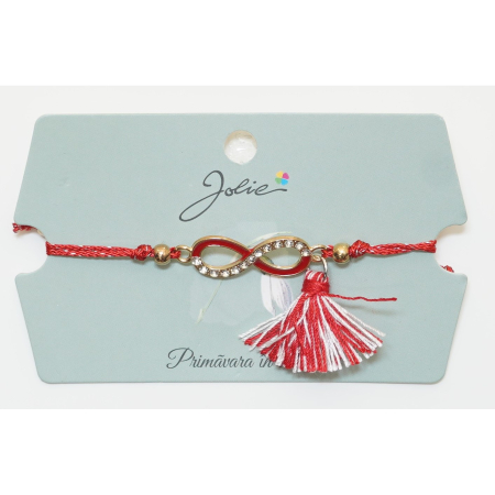 Martisor Bratara cu Ciucure - Martisor Bratara Ciucure cu Pandantiv, Model 21