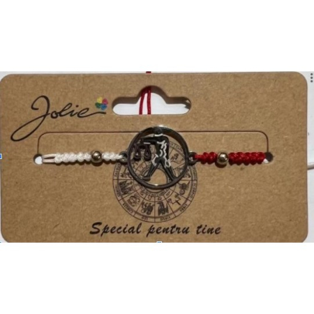 Martisoare - Martisor bratara zodiac, Jolie, 5x9 cm, Balanta