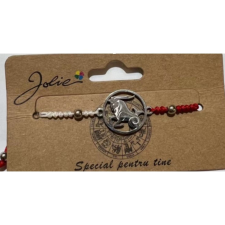 Martisoare - Martisor bratara zodiac, Jolie, 5x9 cm, Capricorn