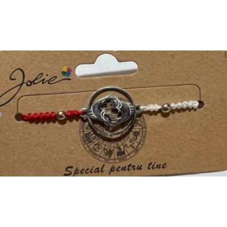 Martisoare - Martisor bratara zodiac, Jolie, 5x9 cm, Pesti