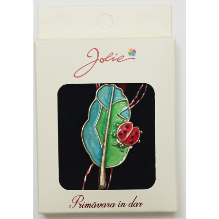 Martisor Brosa Medie - Martisor Brosa Medie, Multicolora, Dimensiune Brosa Aprox 5 cm, Material Metal, Model 6