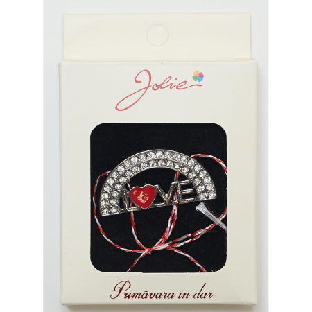 Martisor Brosa Medie - Martisor Brosa Medie, Multicolora, Dimensiune Brosa Aprox 5 cm, Material Metal, Model 7