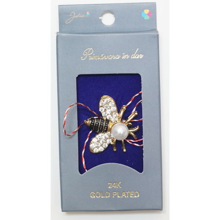 Martisor Brosa Placata cu Aur 24K - Martisor Brosa Placata cu Aur 24K, Dimensiune Brosa Aprox 2- 3 cm, Model 11
