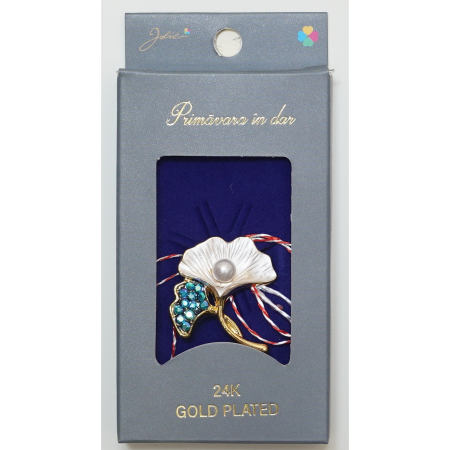 Martisor Brosa Placata cu Aur 24K - Martisor Brosa Placata cu Aur 24K, Dimensiune Brosa Aprox 2- 3 cm, Model 12