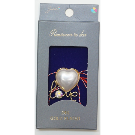 Martisor Brosa Placata cu Aur 24K - Martisor Brosa Placata cu Aur 24K, Dimensiune Brosa Aprox 2- 3 cm, Model 24