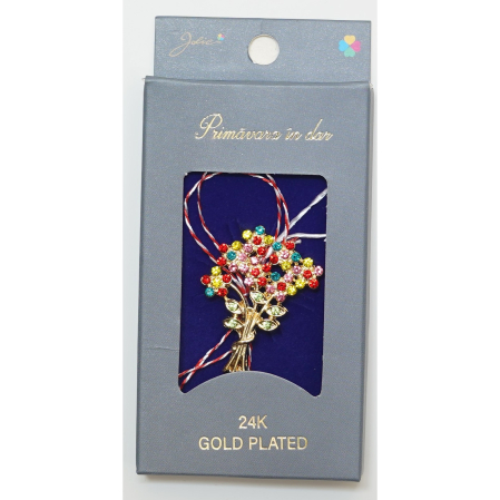 Martisor Brosa Placata cu Aur 24K - Martisor Brosa Placata cu Aur 24K, Dimensiune Brosa Aprox 2- 3 cm, Model 5