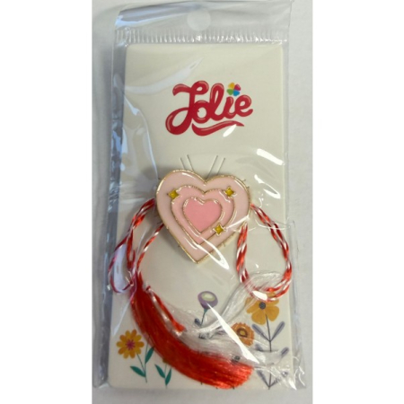 Martisor Brosa Copii - Martisor pentru copii, Brosa, Material Metal, Ambalaj Carton cu Design, Deimensiune Brosa Aproximativ 2 x 2 cm, Multicolor, Model 50