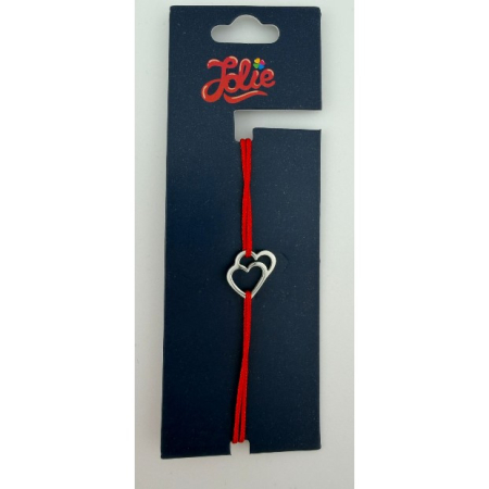 Bratara Inox Copii - Martisor tip Bratara Argintie Inox Copii M27 Inimi