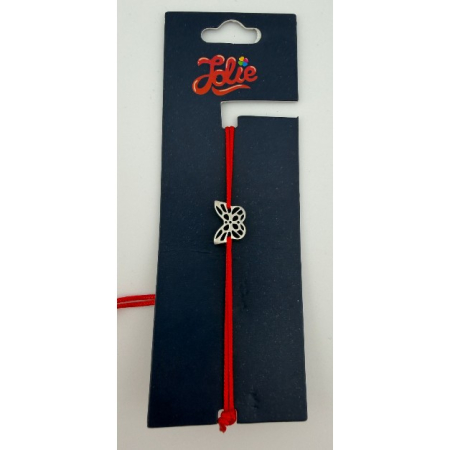 Bratara Inox Copii - Martisor tip Bratara Argintie Inox Copii M30 Fluture