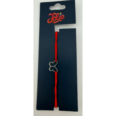 Bratara Inox Copii - Martisor tip Bratara Argintie Inox Copii M34 Fluture