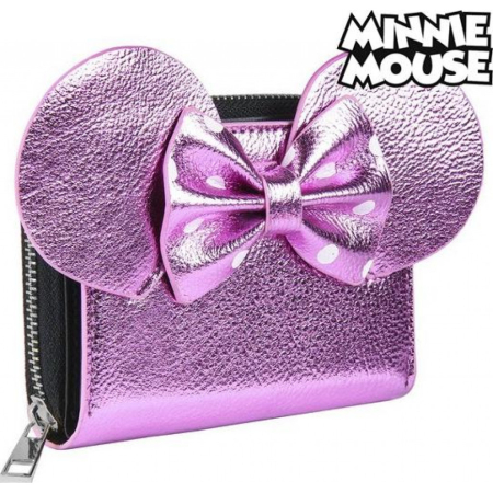 Noutati - Portmoneu Minnie Mouse Roz metalizat 70688