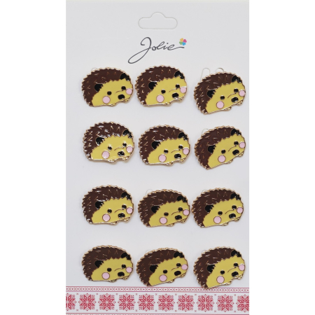 Martisoare - Set 12 Brose Martisor pentru Copii Arici