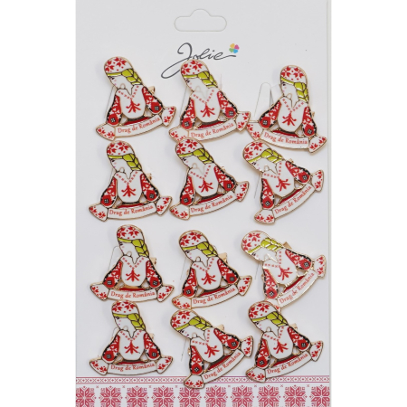 Martisoare - Set 12 Brose Martisor Primavara Drag de Romania