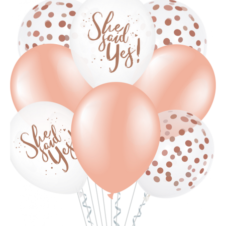 Baloane - Set 8 baloane petrecerea burlacitelor She said yes