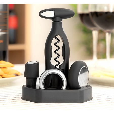 Cadouri pentru colega - Set de 5 accesorii pentru vin