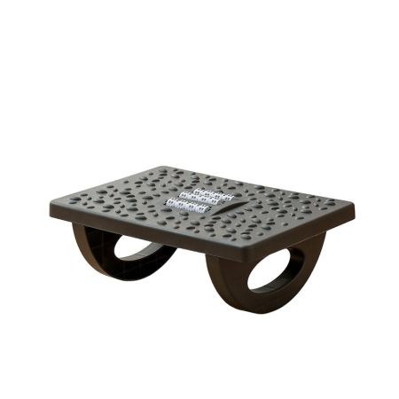 Diverse Casa - Suport Ergonimic pentru Picioare, Flippy, Plastic, cu Role de Masaj pentru Talpi, pentru Birou, Usor de Transportat, Detasabil, 33.5x24x12 cm, Negru
