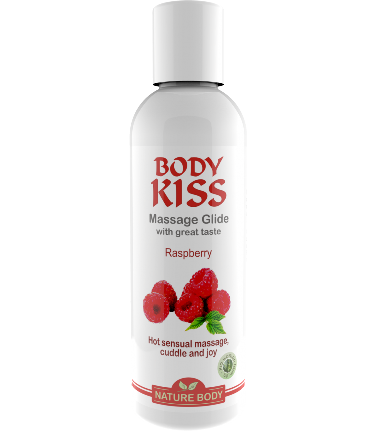 Produse <Sex toy<Body care<Lenjerie intima - BODY KISS RASPBERRY 100 ML