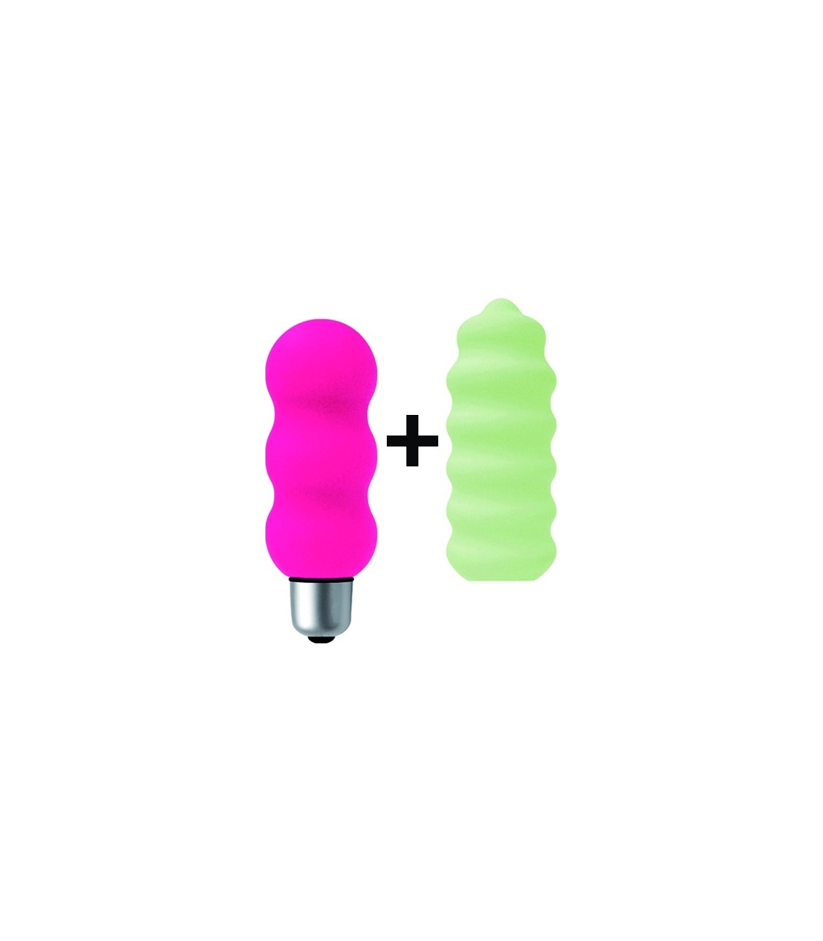 Produse <Sex toy<Body care<Lenjerie intima - GYRO MICRO SET (PINK-PISTACHIO)