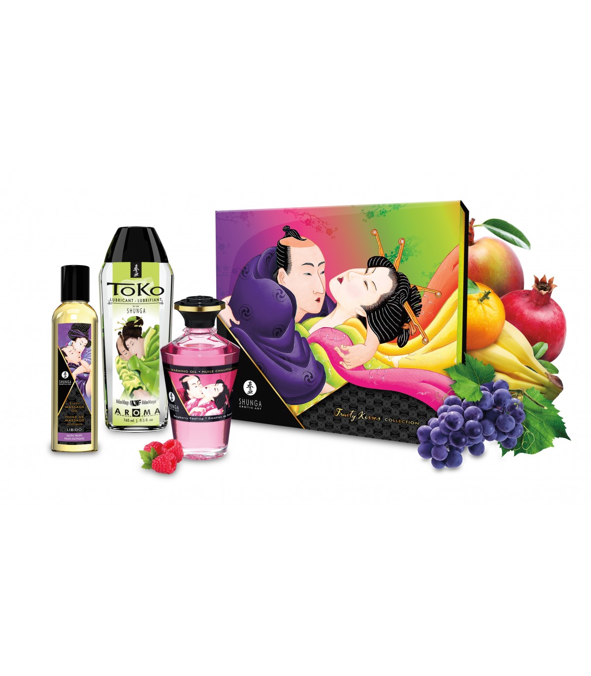 Produse <Sex toy<Body care<Lenjerie intima - KIT SHUNGA FRUITY KISSES COLLECTION