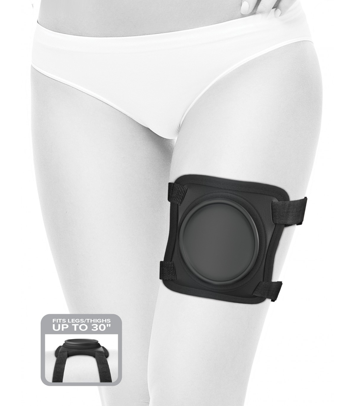 Produse <Sex toy<Body care<Lenjerie intima - LAP STRAP HARNESS BLACK