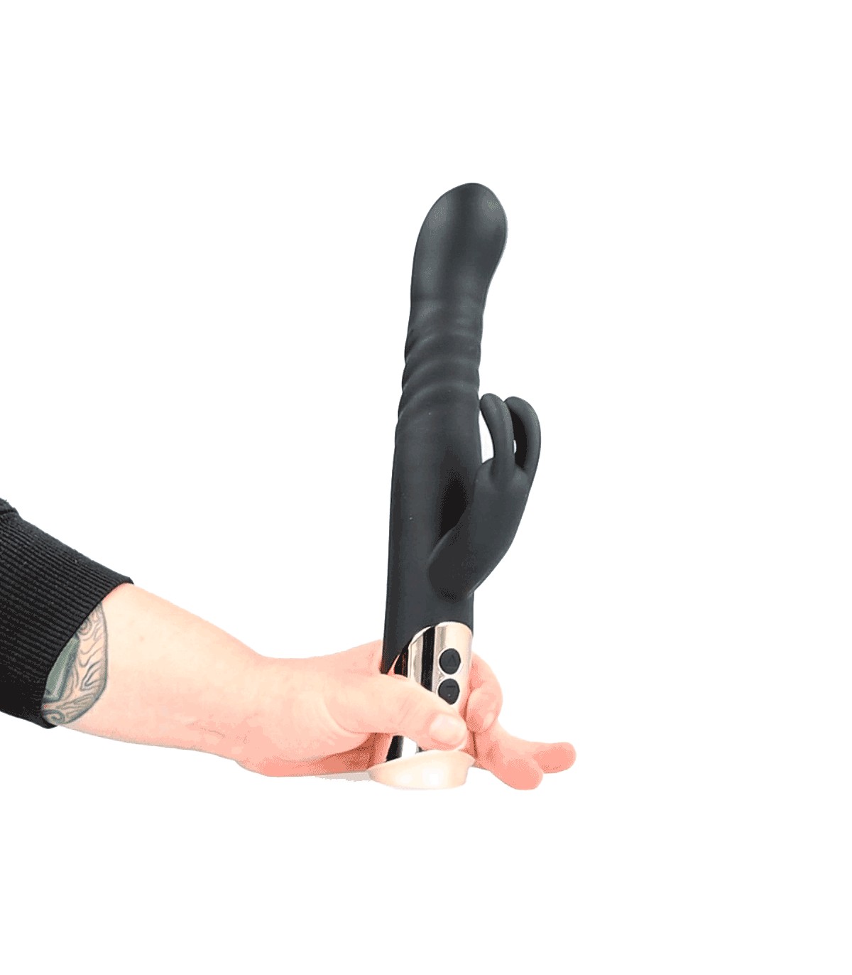 Produse <Sex toy<Body care<Lenjerie intima - LIONHEAD RECHARGEABLE THRUSTING AND ROTATING RABBIT VIBRATOR