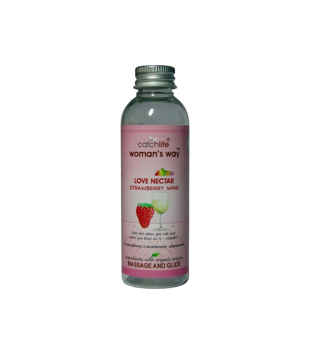Produse <Sex toy<Body care<Lenjerie intima - LOVE NECTAR STRAWBERRY-WINE 75ML
