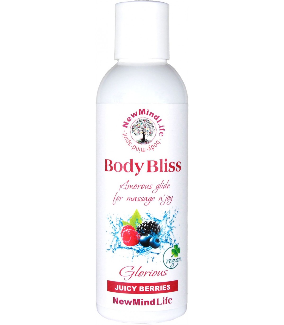 Produse <Sex toy<Body care<Lenjerie intima - MASAGE BODY BLISS JUICY BERRIES 100 ML