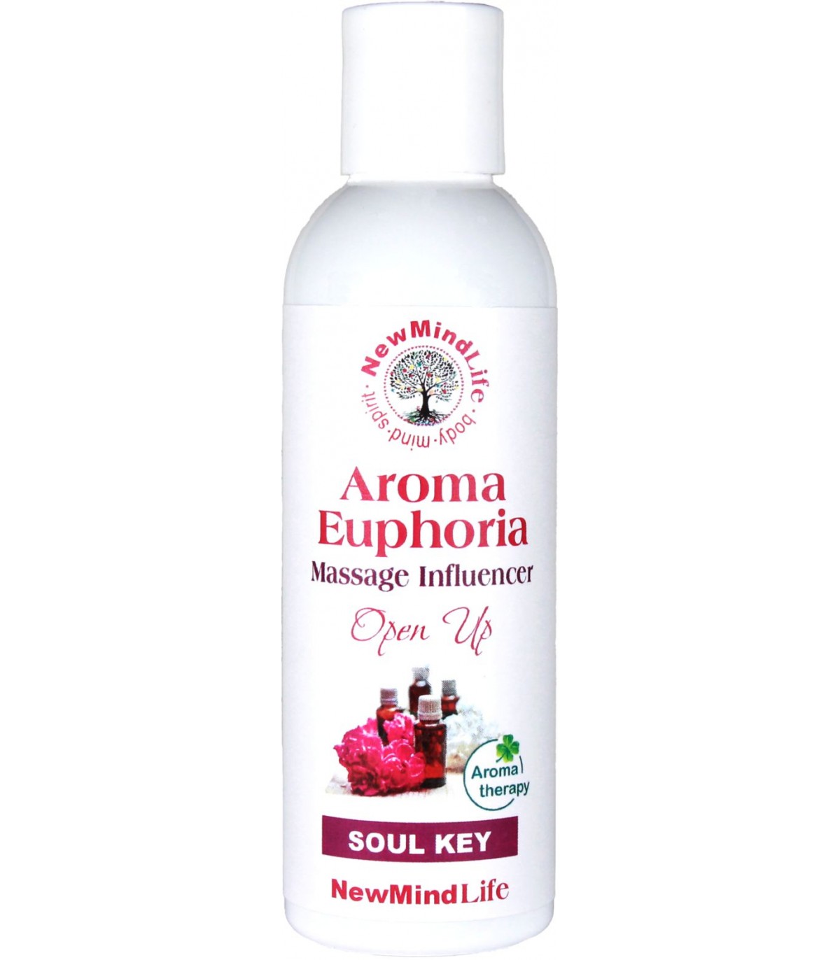 Produse <Sex toy<Body care<Lenjerie intima - EUPHORIA SOUL KEY AROMA MASSAGE 100 ML
