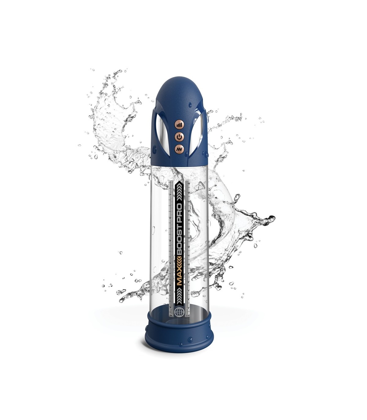 Produse <Sex toy<Body care<Lenjerie intima - MAX BOOST PRO FLOW BLUE/CLEAR