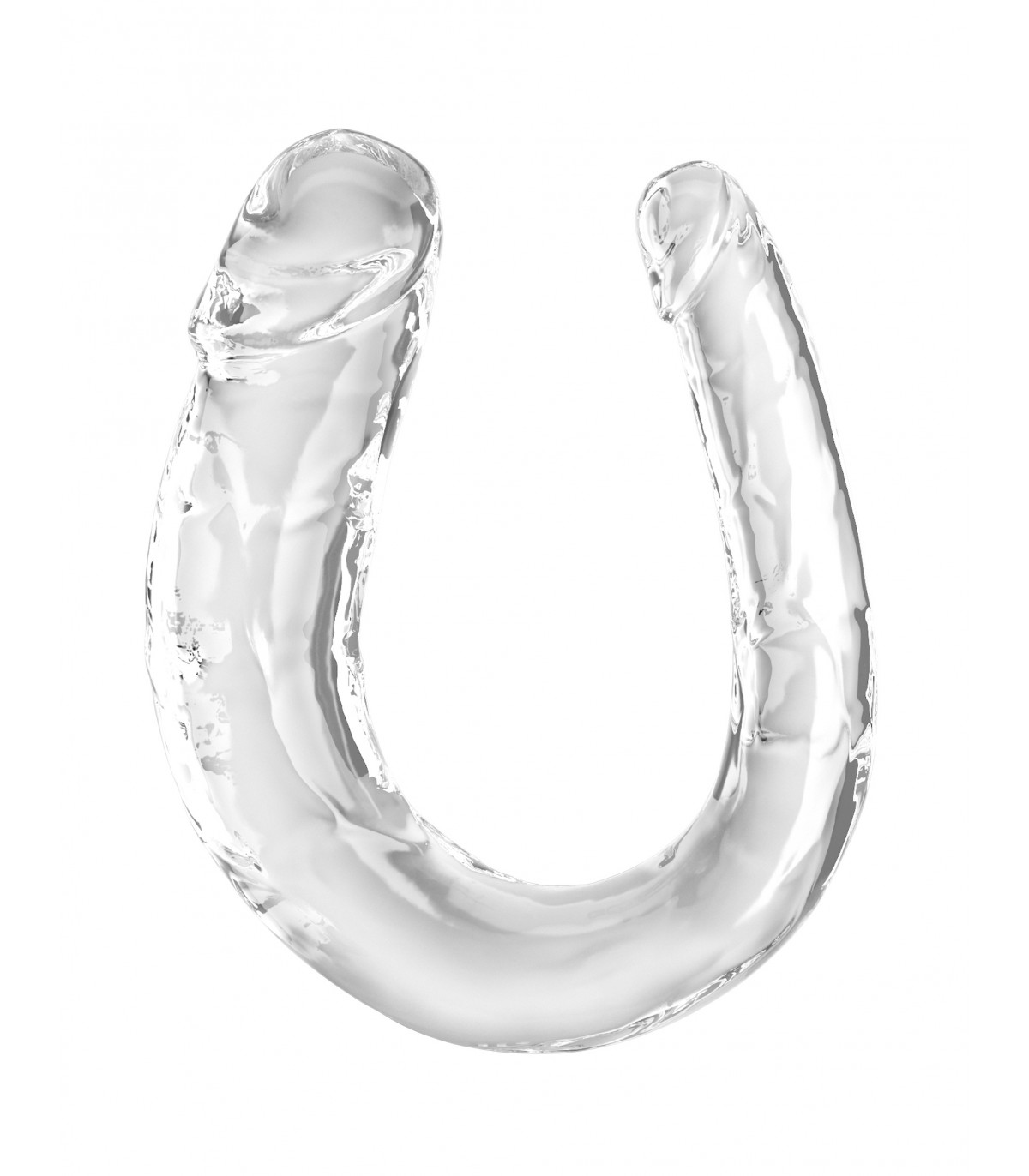 Produse <Sex toy<Body care<Lenjerie intima - MEDIUM DOUBLE TROUBLE CLEAR