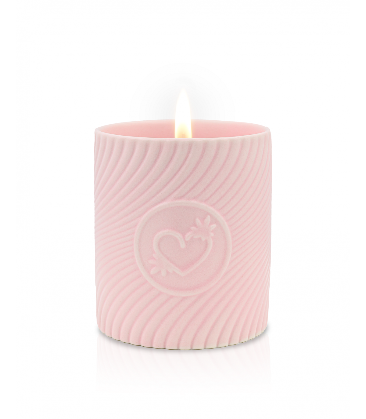 Produse <Sex toy<Body care<Lenjerie intima - PINK CANDLE STRAWBERRY & CHAMPAGNE 820 ML