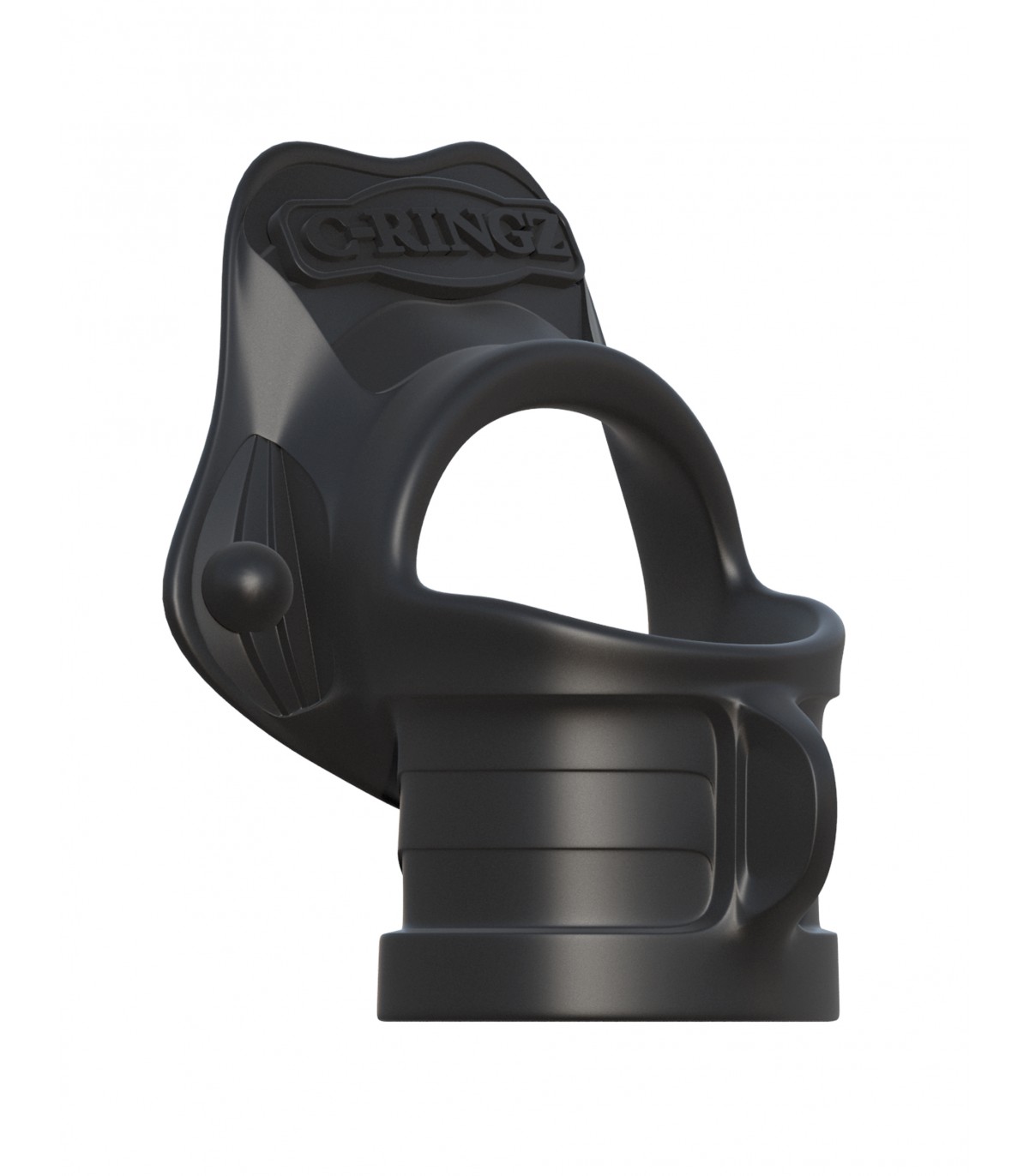 Produse <Sex toy<Body care<Lenjerie intima - ROCK HARD RING & BALL-STRETCHER BLACK