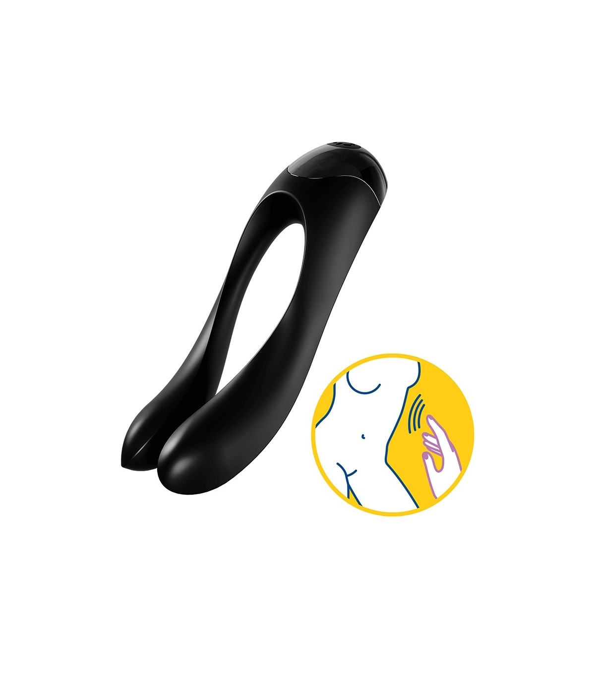 Produse <Sex toy<Body care<Lenjerie intima - SATISFYER CANDY CANE BLACK