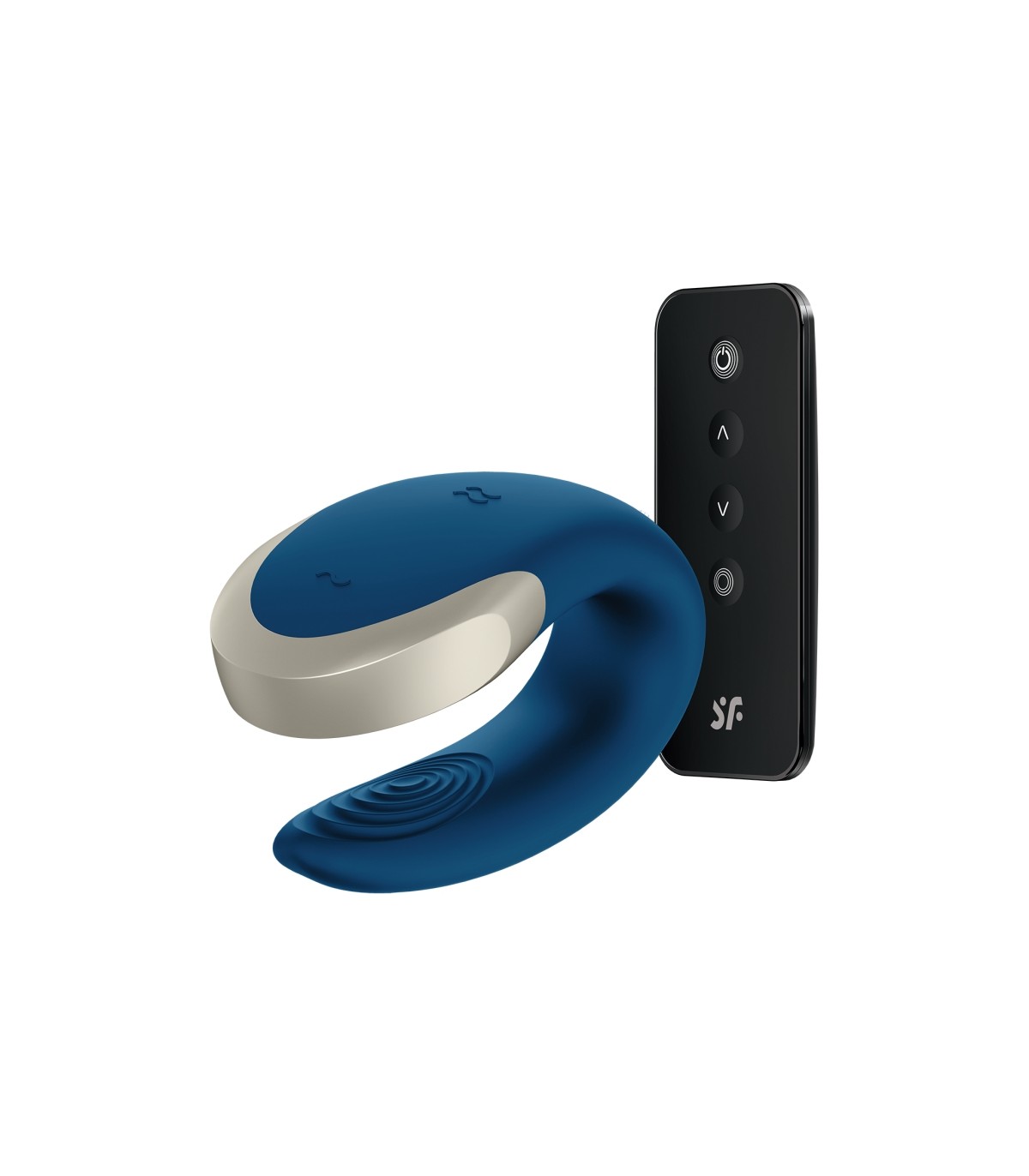 Produse <Sex toy<Body care<Lenjerie intima - SATISFYER DOUBLE LOVE W/ BLUE REMOTE AND APP