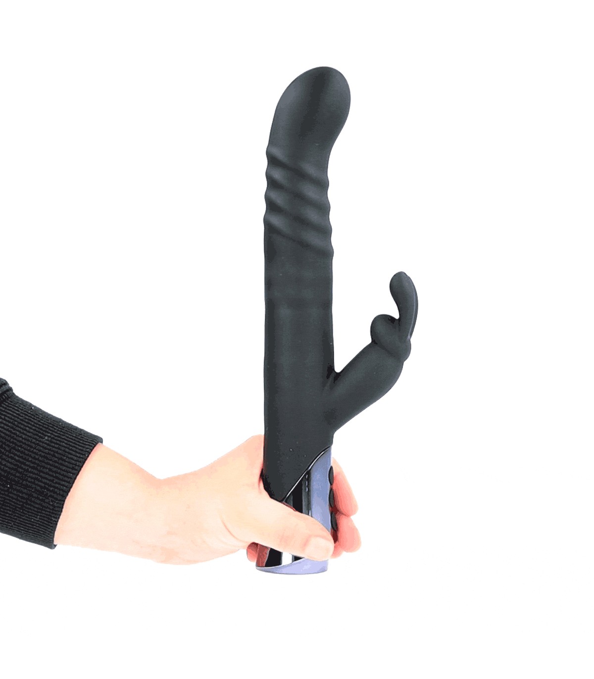 Produse <Sex toy<Body care<Lenjerie intima - SILVER FOX RECHARGEABLE THRUSTING AND ROTATING RABBIT VIBRATOR