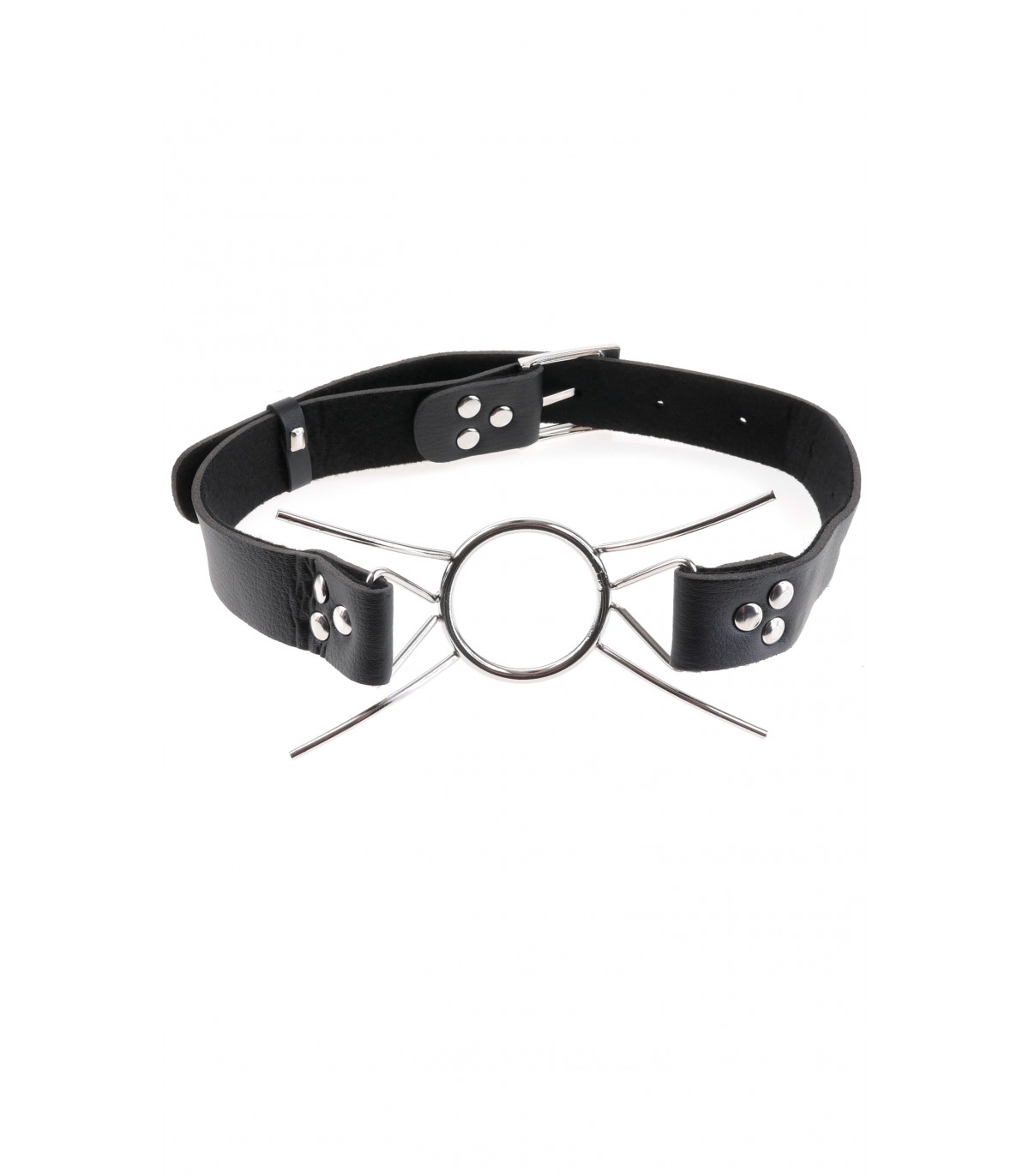 Produse <Sex toy<Body care<Lenjerie intima - SPIDER GAG SILVER/BLACK