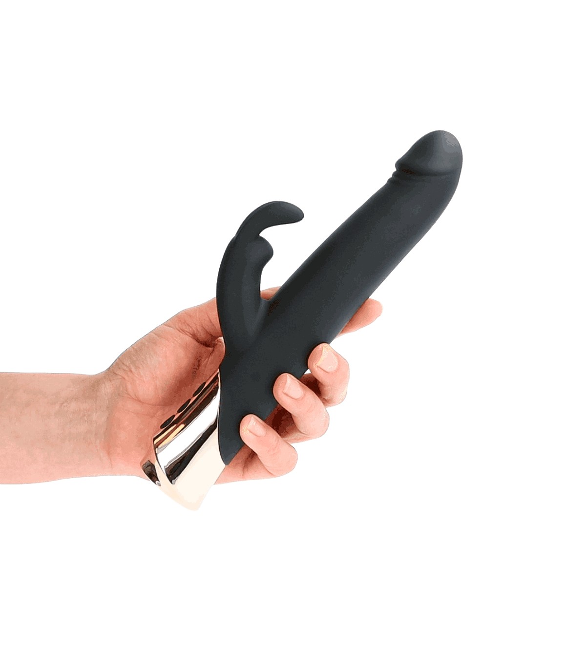 Produse <Sex toy<Body care<Lenjerie intima - TEDDY RECHARGEABLERABBIT VIBRATOR WITH GYRATING DILDO SHAPE