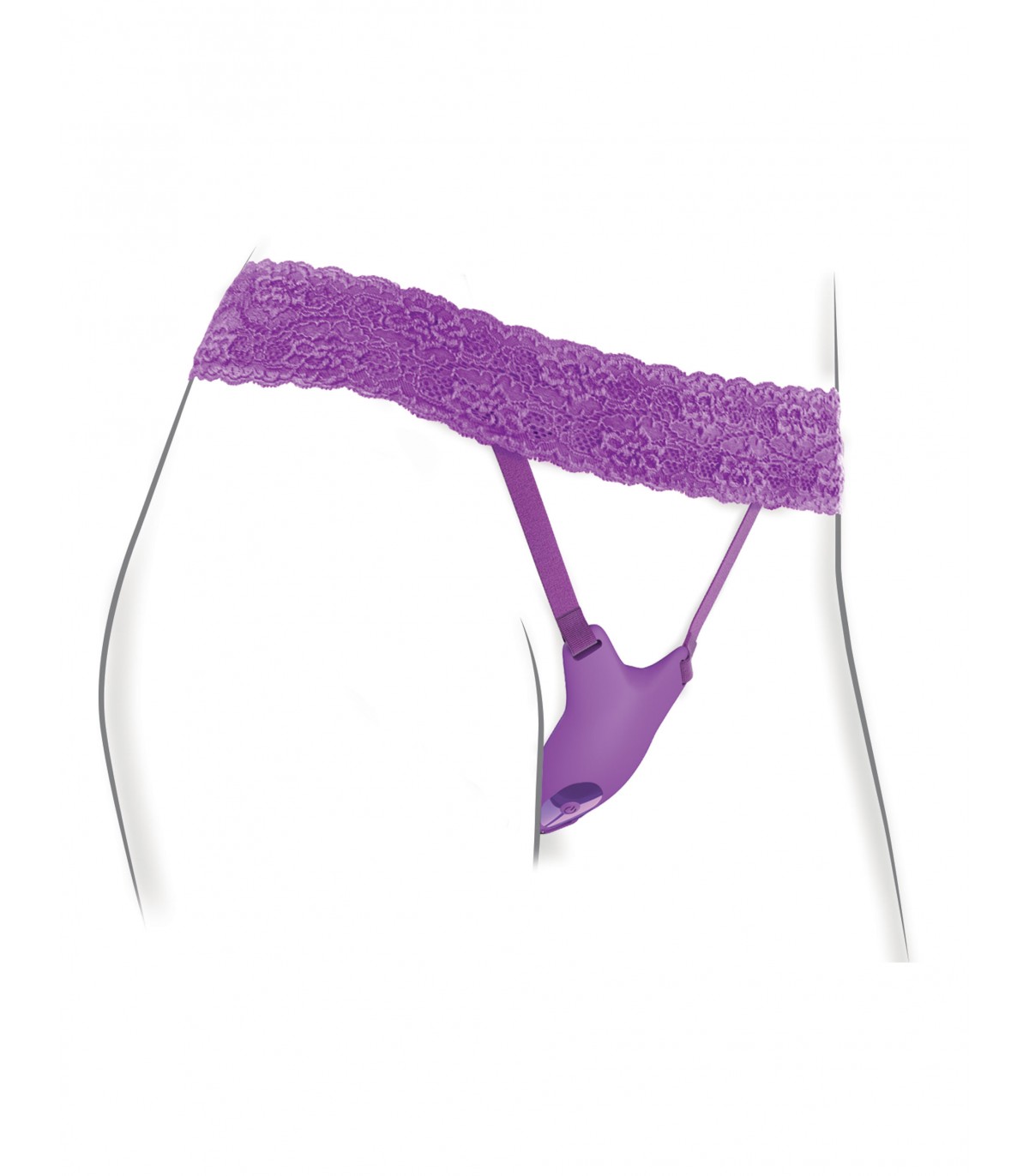 Produse <Sex toy<Body care<Lenjerie intima - ULTIMATE G-SPOT BUTTERFLY STRAP-ON PURPLE