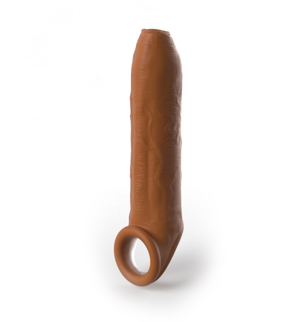 Produse <Sex toy<Body care<Lenjerie intima - UNCUT 7 EXTENSION SLEEVE W/STRAP TAN"
