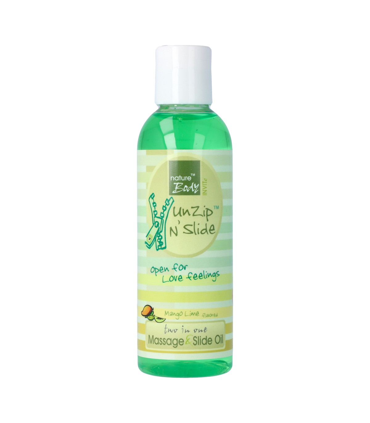 Produse <Sex toy<Body care<Lenjerie intima - UNZIP MANGO/LIME 100ML