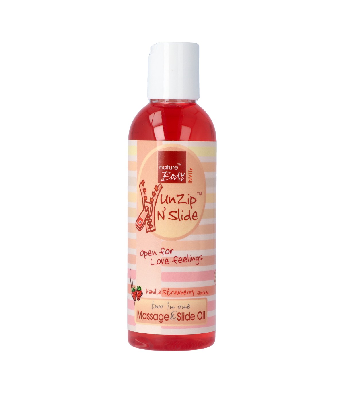 Produse <Sex toy<Body care<Lenjerie intima - UNZIP VANILLA/STRAWBERRY 100ML