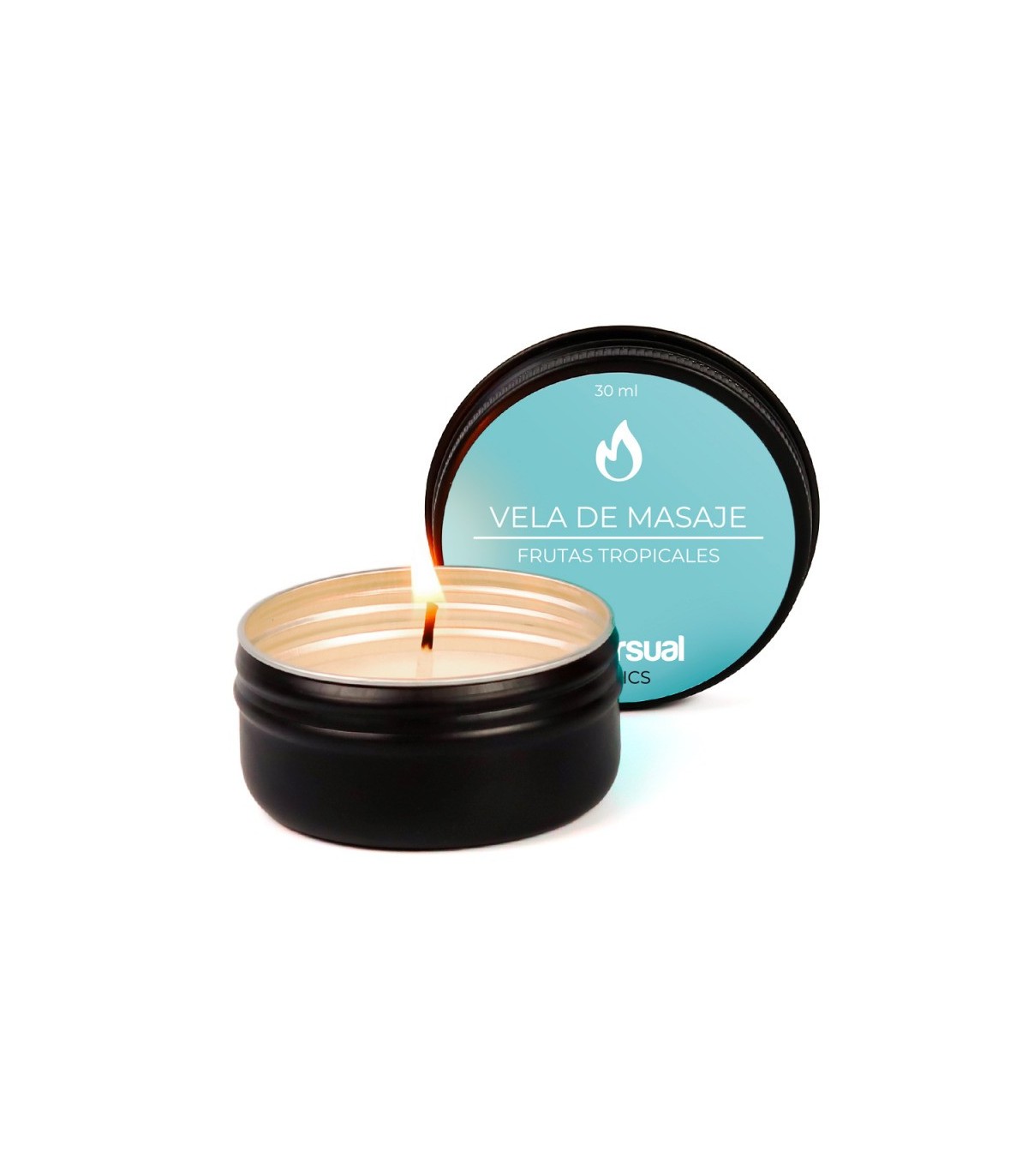 Produse <Sex toy<Body care<Lenjerie intima - TROPICAL FRUITS MASSAGE CANDLE 30 ML