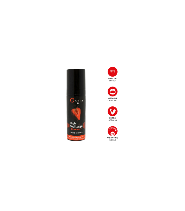 HIGH VOLTAGE STRAWBERRY LIQUID VIBRATOR 15 ML [1]