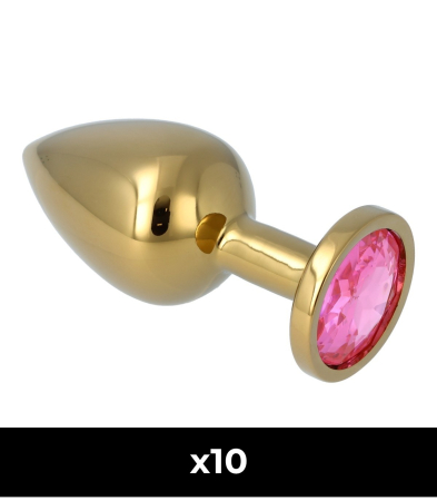 Produse <Body care - 10 X Nº 30 METAL ANAL PLUG SIZE M