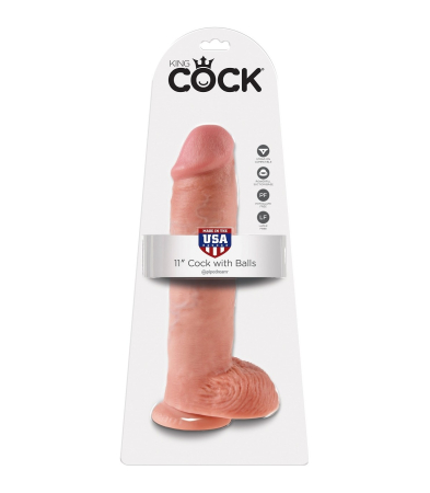 Produse<Sex toy - 11 COCK WITH BALLS LIGHT"