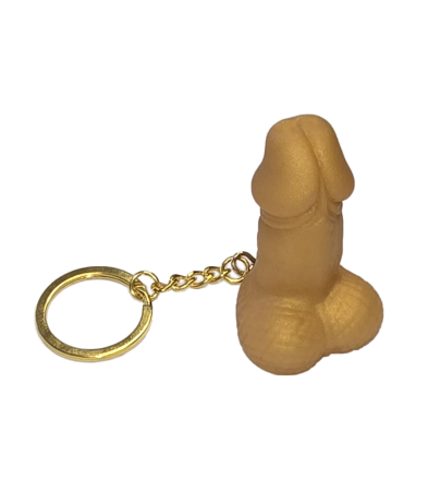 Produse <Body care - 12 GOLD PENIS HARD RUBBER KEYCHAINS