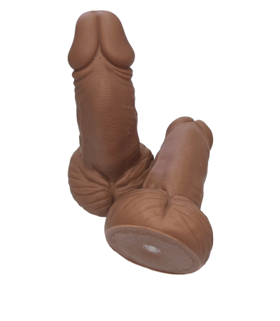 Produse <Body care - 12 PENIS WITH BALLS MULATTO WHISTLE